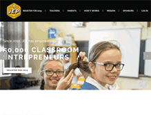 Tablet Screenshot of juniorentrepreneur.ie